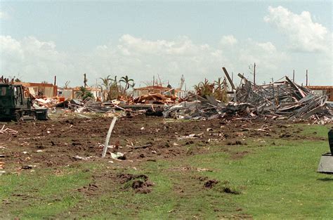 A view of the devastation in the aftermath of Hurricane Andrew - NARA ...