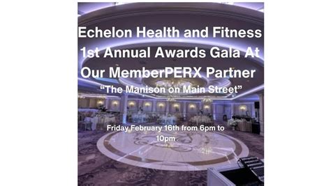 Echelon Health & Fitness 1st Annual Awards Gala, The Mansion, Voorhees, NJ, February 16 2024 ...