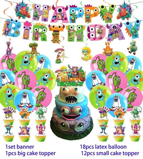 My Singing Monsters Birthday Party Decoration Singing Monsters - Etsy