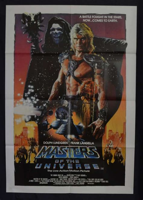 All About Movies - Masters Of The Universe Poster Original One Sheet ...