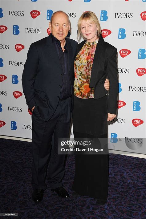 Mark Knopfler and his wife Kitty Aldridge attend the Ivor Novello ...