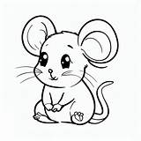 Cute Mouse coloring Page  Download Print Or Color Online For Free sketch template