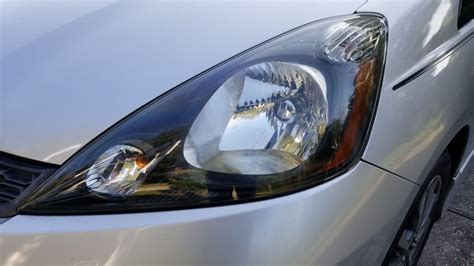 Honda fit Before/after pictures - Headlight Clinic LLC