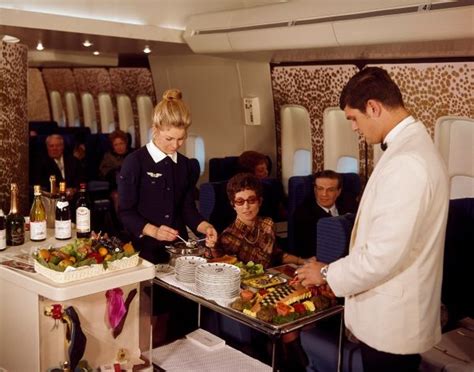 Air France 747 First Class 1969 Air France, Airline Catering, Airline ...