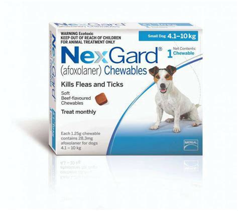 Nexgard Chewable Tablet Flea & Tick Treatment For Small Dogs 4-10kg - Flea Treatment Tablet ...