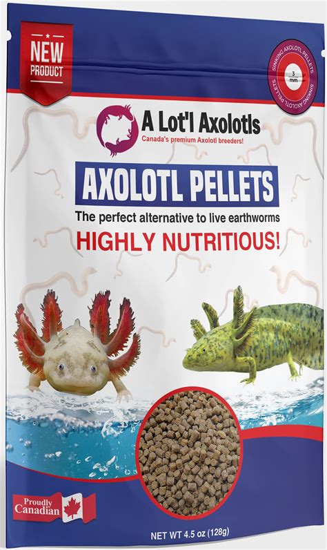 Buy A Lot'l Axolotls - Axolotl Pellets - Carnivore Food - Sinking Fish Food - 250 g / 8.8 Oz ...