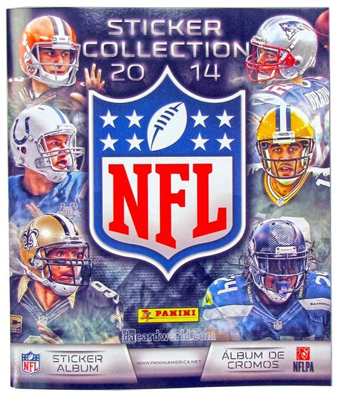 2014 Panini NFL Football Sticker Album | Football stickers, Sticker ...