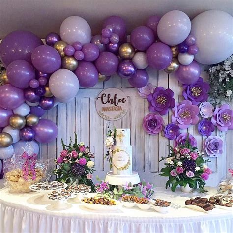 For The ️ of Parties on Instagram: "Pretty shades of purple for this gorgeous setup! 💜 BY ...