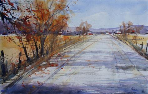 Country Road Painting by Gord Jones | Fine Art America