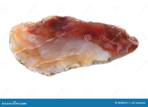 Brown agate isolated stock image. Image of onyx, crystal - 90380531