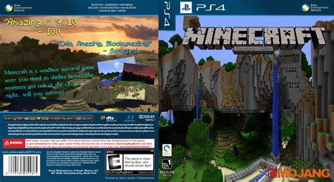 Minecraft: Playstation Edition PlayStation 4 Box Art Cover by Loukased