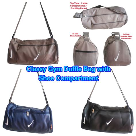 Classy Gym Duffle Bag With Shoe Compartment – Arham Smart