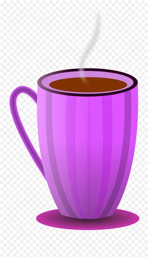 Free Clip Art Coffee Mug - Purple Tea Mug Clip Art Png Hot Coffee Mugs ...
