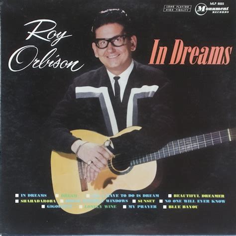 Roy Orbison’s “In Dreams” album cover (1963) – Roy Orbison