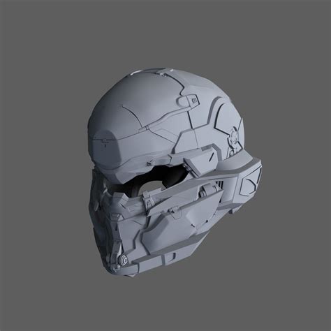 ArtStation - SPARTAN JAMESON LOCKE HELMET