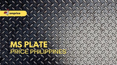 √ Complete MS Plate Price Philippines 2024