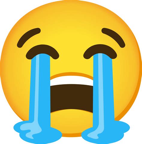 "loudly crying face" Emoji - Download for free – Iconduck