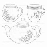 Teapot Coloring Page At GetColoringscom  Free Printable Colorings sketch template