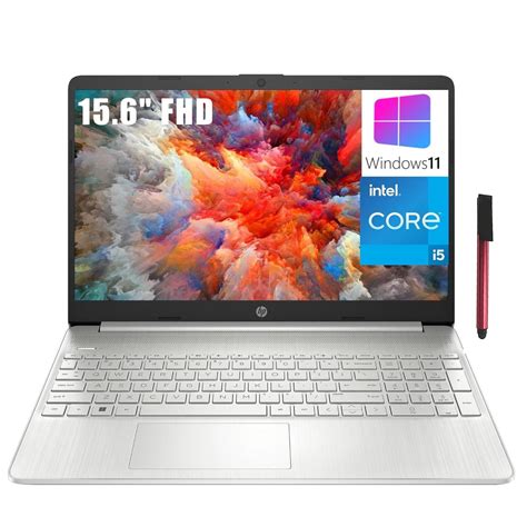 HP 15.6" FHD Laptop, Intel Core i5-1135G7, 8GB RAM, 256GB SSD, Silver ...