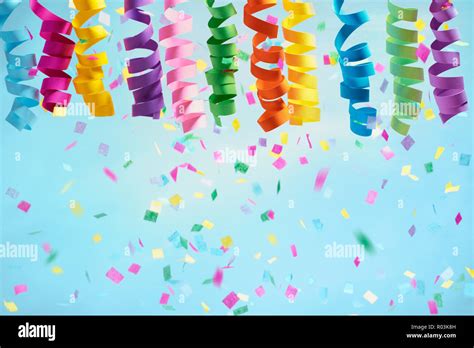 Confetti background for Christmas or birthdays Stock Photo - Alamy