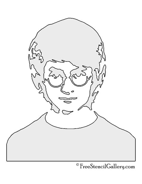 Harry Potter Stencil | Harry potter stencils, Harry potter art drawings, Art drawings sketches ...