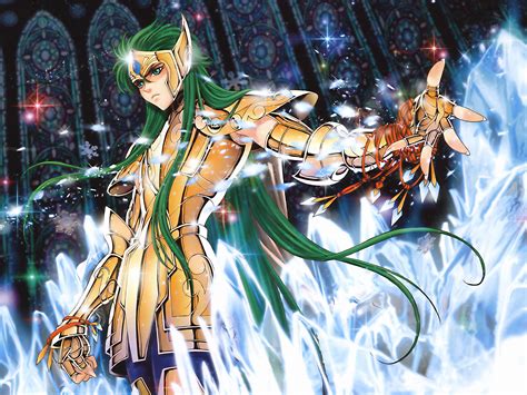 HD Wallpaper of Aquarius Camus from Saint Seiya