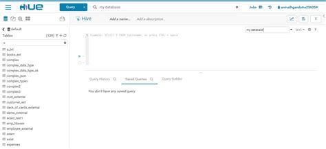 Where is my database in hue? - Hive - CloudxLab Discussions