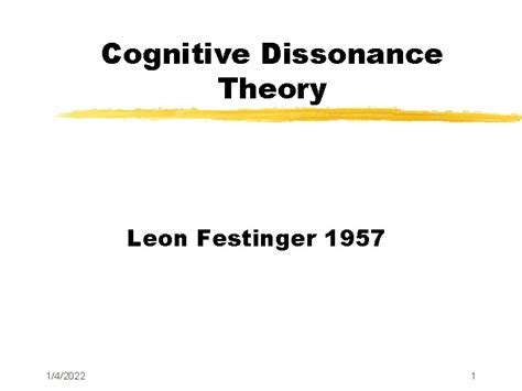 Cognitive Dissonance Theory Leon Festinger 1957 142022 1