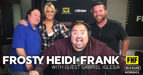 Heidi and Frank: Frosty, Heidi and Frank with guest Gabriel Iglesias