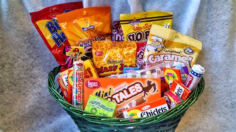 Retro Candy Gift Basket on Storenvy