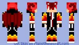 Fire Demon Minecraft Skin