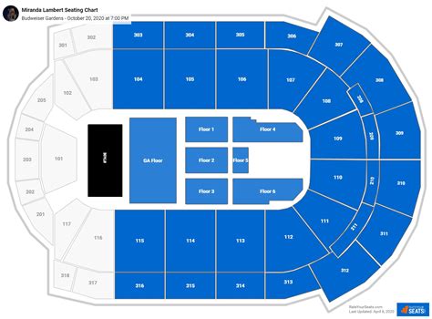 Budweiser Gardens Seating Chart - RateYourSeats.com