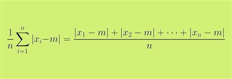 Math Mean Absolute Deviation