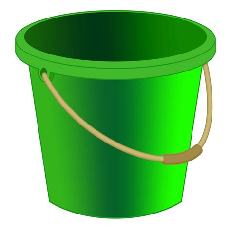 Green Bucket Png Clipart - Clip Art Library