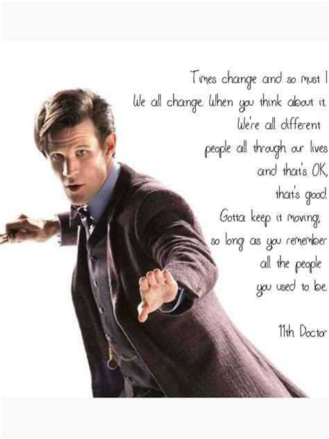 "11th Doctor's Quote" Poster for Sale by irishalien | Redbubble