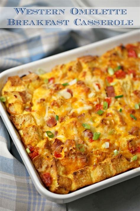 Western Omelette Breakfast Casserole | Breakfast casserole, Breakfast recipes casserole ...