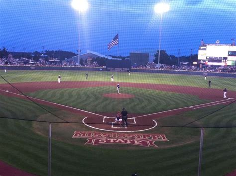 Home of Mississippi State Baseball, Dudy Noble Field in Mississippi ...