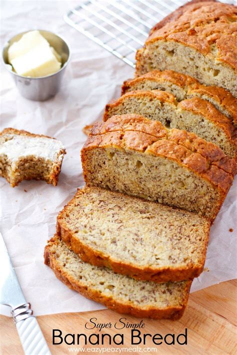 Super Simple Banana Bread | Recipe | Easy banana bread recipe, Super ...