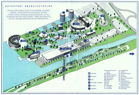 Autostadt site map Wolfsburg - Volksource