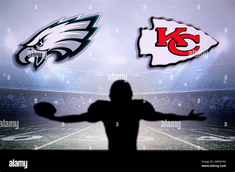 PHOENIX, USA, 30 JANUARY 3, 2023: Philadelphia Eagles vs. Kansas City ...