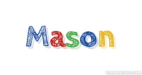 Mason Logo | Free Name Design Tool from Flaming Text