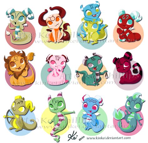 little Zodiac dragons by kinkei on DeviantArt