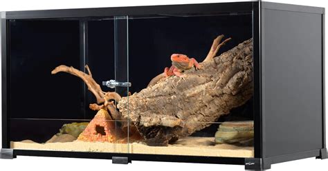 Buy REPTI ZOO Full Tempered Glass 50 Gallon Reptile Tank, Fully Knock ...