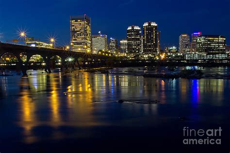 Richmond Night Skyline Photograph by Jemmy Archer | Fine Art America