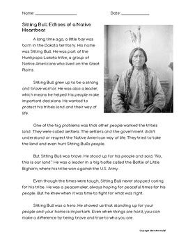 Sitting Bull: Biography Worksheet by MisterRooneyTpT | TPT