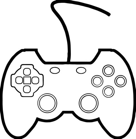 Controle De Vídeo Game Desenho Para Colorir Ultra Coloring Pages