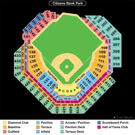 Fresh Citizens Bank Park Seating Chart With Seat Numbers - Seating Chart