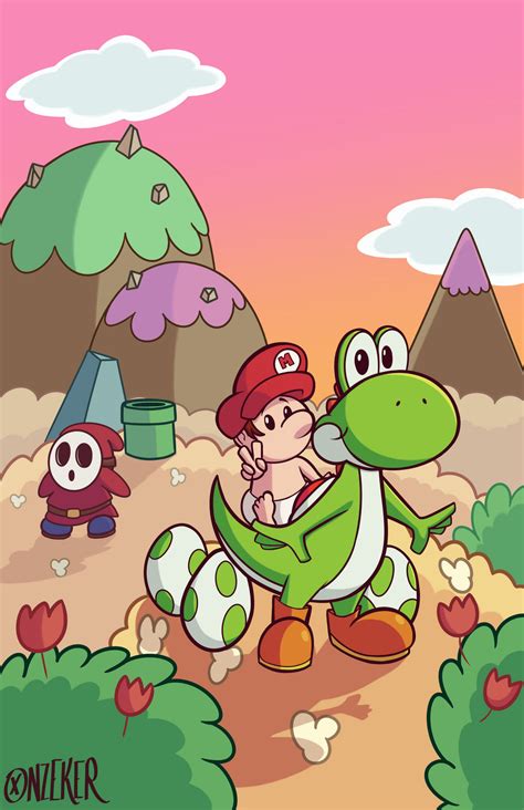 Yoshi's Island Fanart by Onzekk on DeviantArt