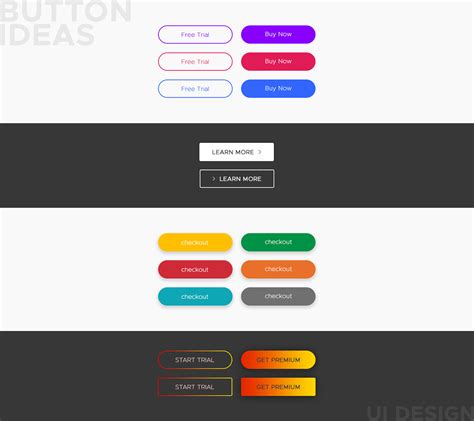 Button UI Design Ideas :: Behance