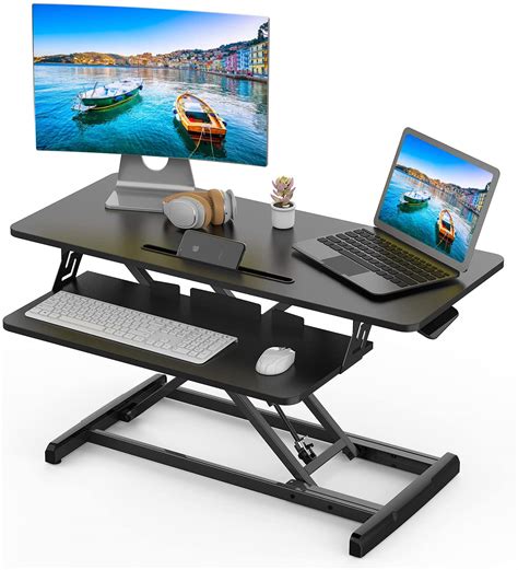 Buy Standing Desk Converter Adjustable Height Desk Riser, Sit Stand ...